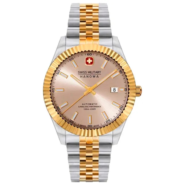 Ceas de mână pentru bărbați Swiss Military Hanowa SMWGL0002160 Mecanic / 41 mm photo 1 Ceas de mână pentru bărbați Swiss Military Hanowa SMWGL0002160 Mecanic / 41 mm photo 1