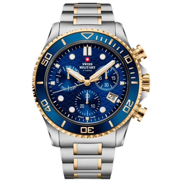 Ceas de mână pentru bărbați Swiss Military SM34101.04 Cuarț / 46 mm photo 1 Ceas de mână pentru bărbați Swiss Military SM34101.04 Cuarț / 46 mm photo 1