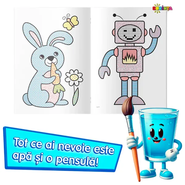 Set de creație Dorința Colorez cu apă Bursuc 9785362401306 4+ / Multicolor photo 2 Set de creație Dorința Colorez cu apă Bursuc 9785362401306 4+ / Multicolor photo 2