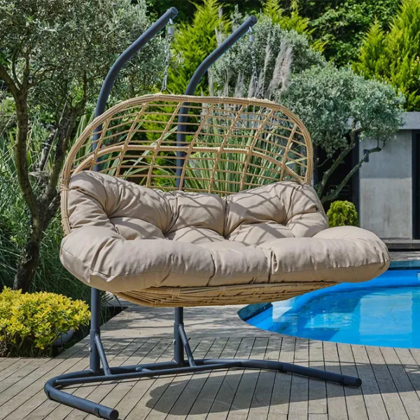 Садовые качели Dogtas NESTA Swing Double (3120019097 ) Серый / photo 3 Садовые качели Dogtas NESTA Swing Double (3120019097 ) Серый / photo 3