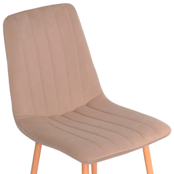 Обеденные стол со стульями Evelin DT 405-1+4 (XR-154WO) Прямоугольная / ДСП / Light Beige photo 3