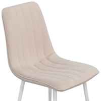 Обеденные стол со стульями Evelin DT 431-1R+4 (XR-154Wh) Прямоугольная / ДСП / Светло-серый photo 2