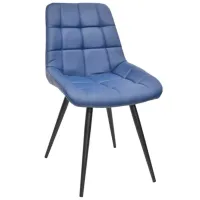 Кресло DecoPrim Eco 22 Черный Синий