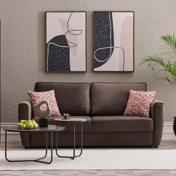 Canapea Dogtas Remy (3120018671) Velvet / Brown photo 10 Canapea Dogtas Remy (3120018671) Velvet / Brown photo 10