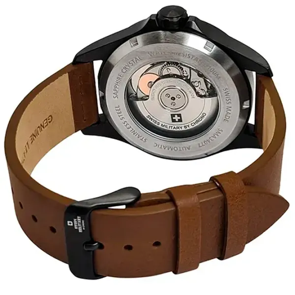 Ceas de mână pentru bărbați Swiss Military SMA34077.06 Mecanic / 42 mm photo 2 Ceas de mână pentru bărbați Swiss Military SMA34077.06 Mecanic / 42 mm photo 2
