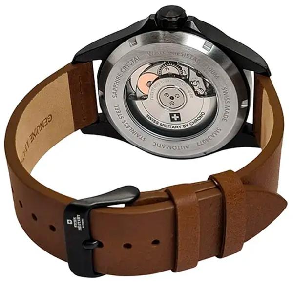 Ceas de mână pentru bărbați Swiss Military SMA34077.06 Mecanic / 42 mm photo 2 Ceas de mână pentru bărbați Swiss Military SMA34077.06 Mecanic / 42 mm photo 2