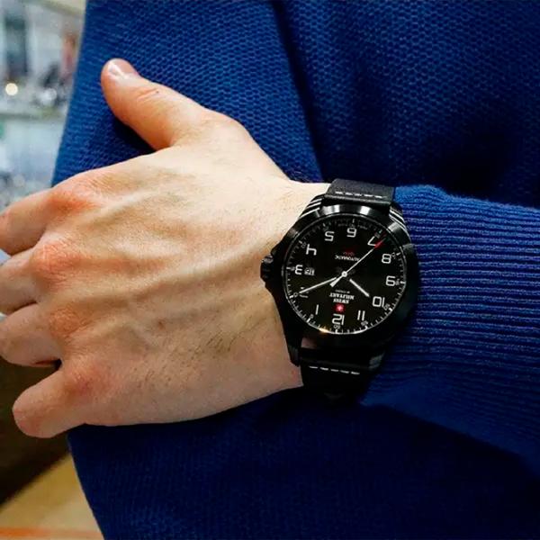 Ceas de mână pentru bărbați Swiss Military SMA34077.04 Mecanic / 42 mm photo 2 Ceas de mână pentru bărbați Swiss Military SMA34077.04 Mecanic / 42 mm photo 2