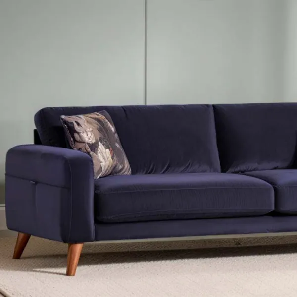 Canapea Dogtas Hilda (3120014975) Velvet / Blue photo 5 Canapea Dogtas Hilda (3120014975) Velvet / Blue photo 5