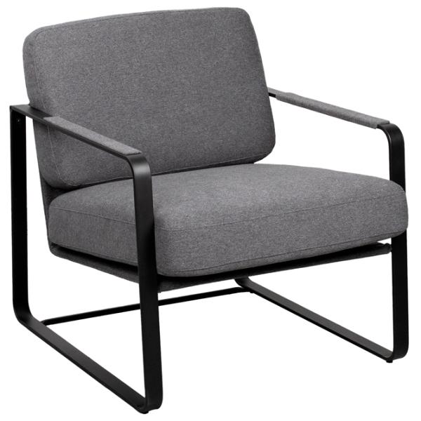 Fotoliu DecoPrim Ady Black Gray photo 1 Fotoliu DecoPrim Ady Black Gray photo 1