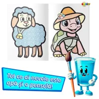 Set de creație Dorința Colorez cu apă Pisicuță 9785362401436 4+ / Multicolor photo 2