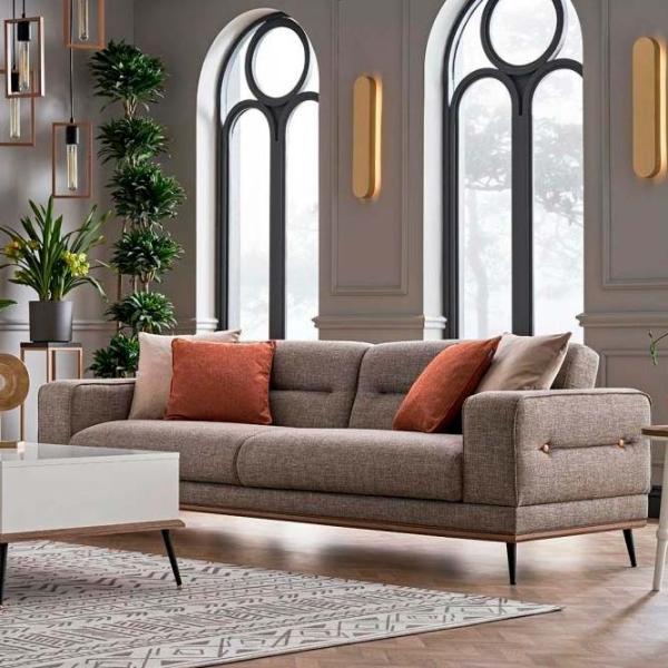 Диван Dogtas Larina (3120017765) Ткань / Светло-коричневый photo 4 Диван Dogtas Larina (3120017765) Ткань / Светло-коричневый photo 4