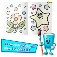 Set de creație Dorința Colorez cu apă Arici 9785362401412 4+ / Multicolor photo 2