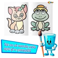 Set de creație Dorința Colorez cu apă Veveriță 9785362401405 4+ / Multicolor photo 2