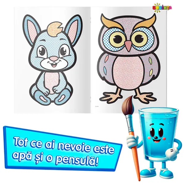 Set de creație Dorința Colorez cu apă Râsul 9785362401351 4+ / Multicolor photo 2 Set de creație Dorința Colorez cu apă Râsul 9785362401351 4+ / Multicolor photo 2