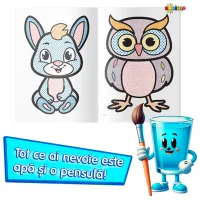 Set de creație Dorința Colorez cu apă Râsul 9785362401351 4+ / Multicolor photo 2