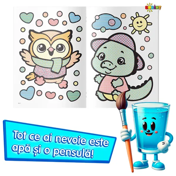 Set de creație Dorința Colorez cu apă Tigru 9785362401207 4+ / Multicolor photo 2