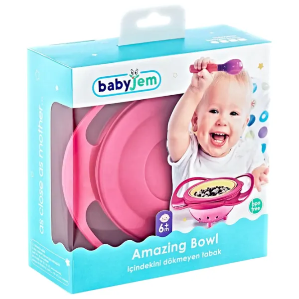 Bol multifuncțional BabyJem Amazing Bowl Unisex / 6+ luni / Pink photo 2 Bol multifuncțional BabyJem Amazing Bowl Unisex / 6+ luni / Pink photo 2