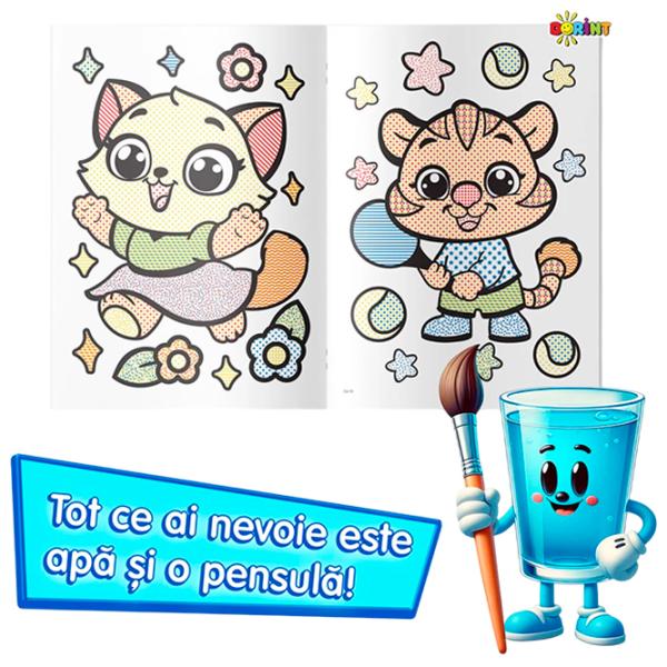 Set de creație Dorința Colorez cu apă Panda 9785362401221 4+ / Multicolor photo 2