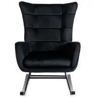 Кресло качалка Mebel Elite Jackson Черный Черный