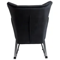 Fotoliu balansoar Mebel Elite Jackson Black Black photo 5