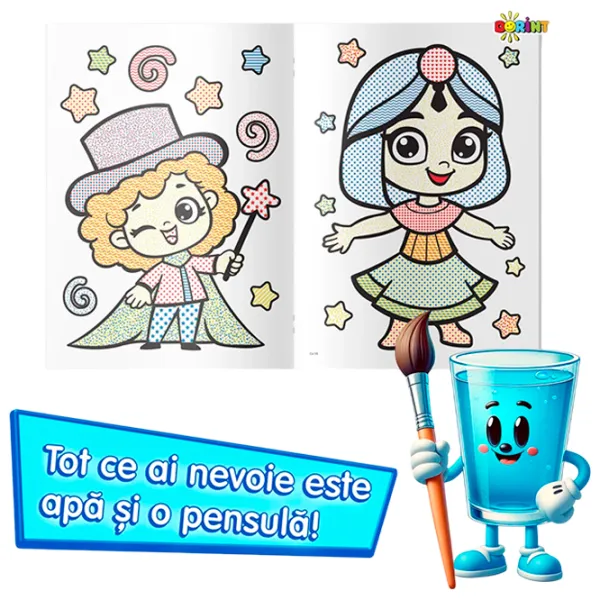 Креативный набор Dorința Colorez cu apă Șoricel 9785362401252 4+ / Разноцветный photo 2 Креативный набор Dorința Colorez cu apă Șoricel 9785362401252 4+ / Разноцветный photo 2