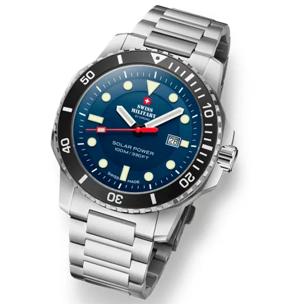 Ceas de mână pentru bărbați Swiss Military SMS34102.02 Cuarț / 43 mm photo 2 Ceas de mână pentru bărbați Swiss Military SMS34102.02 Cuarț / 43 mm photo 2