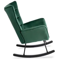 Fotoliu balansoar Mebel Elite Jackson Black Green photo 3