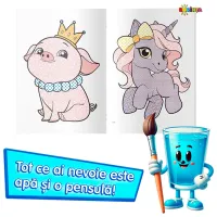Set de creație Dorința Colorez cu apă Raton 9785362401276 4+ / Multicolor photo 2