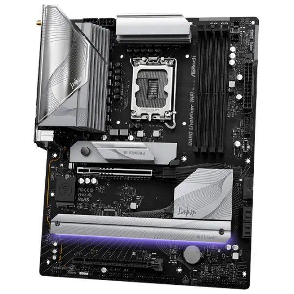 Материнская плата ASRock B860 LiveMixer WiFi ATX / Intel B860  photo 4