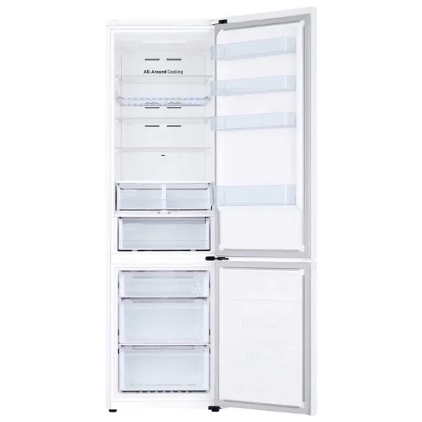 Frigider Samsung RB38C675EWW/EF cu congelator jos 390 l / 203 cm / White photo 2