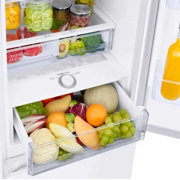 Frigider Samsung RB38C675EWW/EF cu congelator jos 390 l / 203 cm / White photo 3