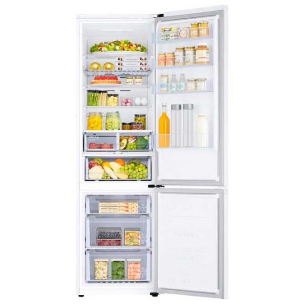 Frigider Samsung RB38C675EWW/EF cu congelator jos 390 l / 203 cm / White photo 4