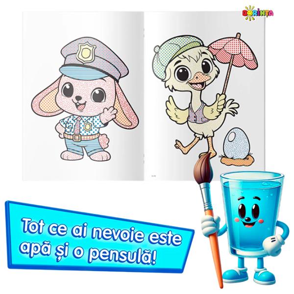 Креативный набор Dorința Colorez cu apă Мишка 9785362401283 4+ / Разноцветный photo 2 Креативный набор Dorința Colorez cu apă Мишка 9785362401283 4+ / Разноцветный photo 2
