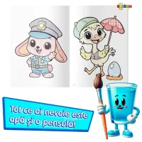 Set de creație Dorința Colorez cu apă Ursuleț 9785362401283 4+ / Multicolor photo 2