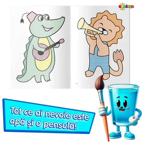 Set de creație Dorința Colorez cu apă Pinguin 9785362401290 4+ / Multicolor photo 2 Set de creație Dorința Colorez cu apă Pinguin 9785362401290 4+ / Multicolor photo 2