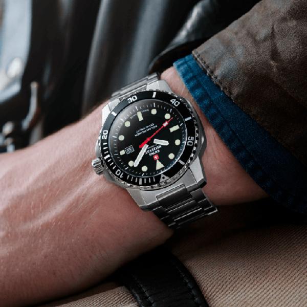 Ceas de mână pentru bărbați Swiss Military SMS34102.01 Cuarț / 43 mm photo 3