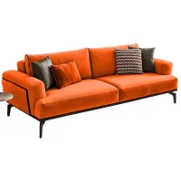 Диван Dogtas Piero (3120012445) Вельвет / Оранжевый