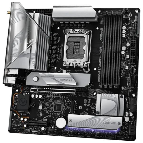 Материнская плата ASRock B860M LiveMixer WiFi mATX / Intel B860M  photo 2