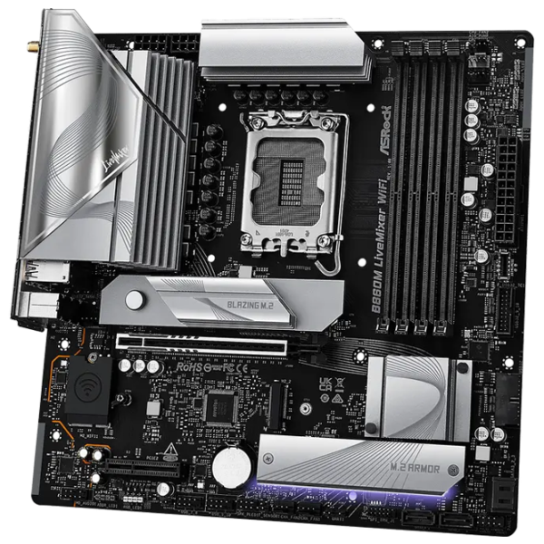 Материнская плата ASRock B860M LiveMixer WiFi mATX / Intel B860M  photo 2