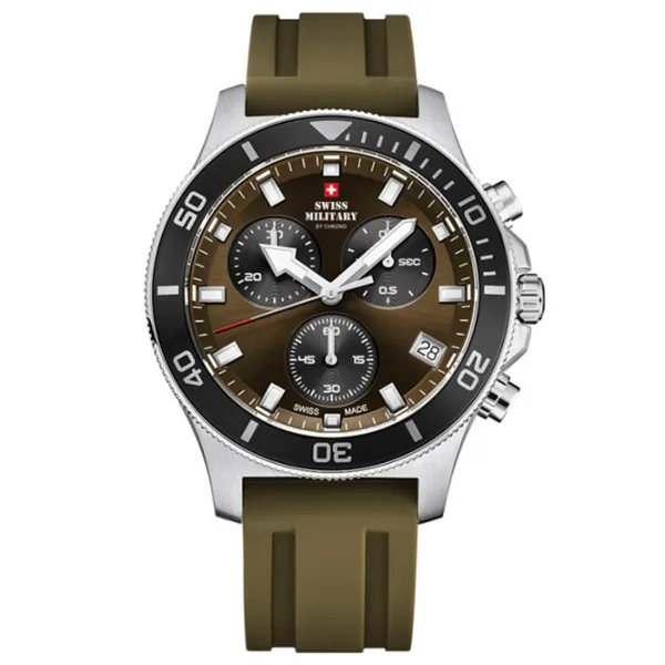 Ceas de mână pentru bărbați Swiss Military SM34067.09 Cuarț / 43 mm photo 1 Ceas de mână pentru bărbați Swiss Military SM34067.09 Cuarț / 43 mm photo 1