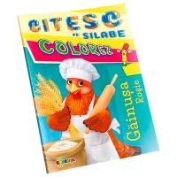 Set de creație Dorința Citesc pe silabe & Colorez Găinușa roșie 9789975156400 4+ / Multicolor