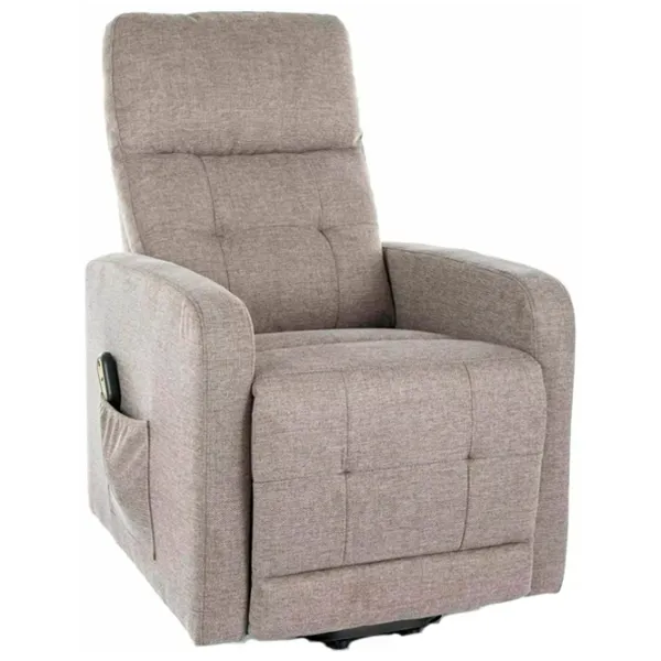 Кресло качалка Signal Otus II Brego 34 Черный Бежевый photo 1