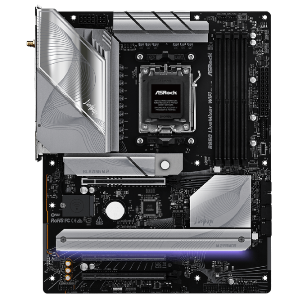 Материнская плата ASRock B850 LiveMixer WiFi ATX / AMD B850 photo 1