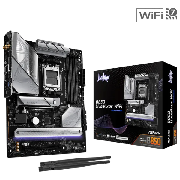 Материнская плата ASRock B850 LiveMixer WiFi ATX / AMD B850 photo 4