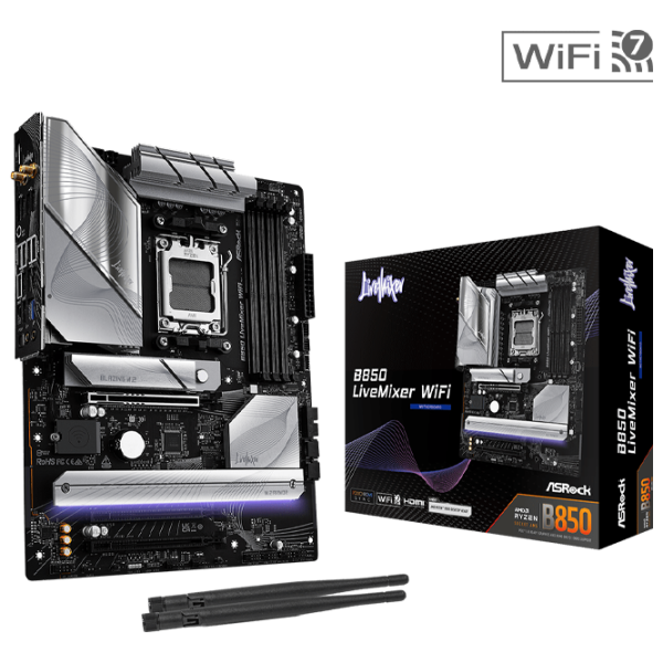 Материнская плата ASRock B850 LiveMixer WiFi ATX / AMD B850 photo 4