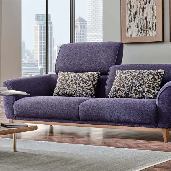 Canapea Dogtas Nevada (3120015767) Chenille / Blue photo 2 Canapea Dogtas Nevada (3120015767) Chenille / Blue photo 2