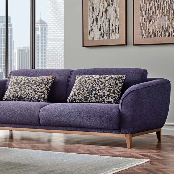 Canapea Dogtas Nevada (3120015767) Chenille / Blue photo 3 Canapea Dogtas Nevada (3120015767) Chenille / Blue photo 3