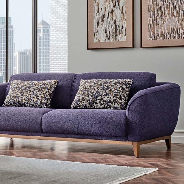 Canapea Dogtas Nevada (3120015767) Chenille / Blue photo 3 Canapea Dogtas Nevada (3120015767) Chenille / Blue photo 3