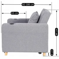 Fotoliu Mebel Elite Solor Brown Gray photo 2