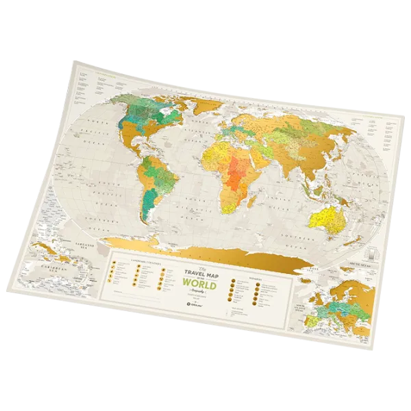 Настольная игра 1DEA.me Travel Map Geography World 7+/ Развитие photo 1